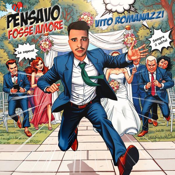 Cover di Pensavo Fosse Amore by Vito Romanazzi