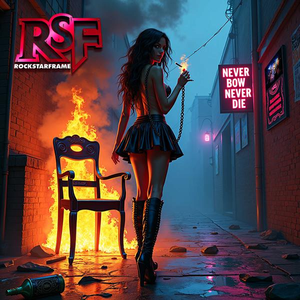 Cover di Never Bow, Never Die by Rockstar Frame